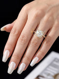 Classic 0.5-1CT VVS1 D Colour Moissanite Diamond Engagement Ring