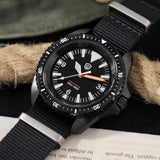 10Bar Waterproof Sweep Seconds Movement Sapphire Glass Stainless Steel Dive Watches