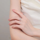 VVS1 D Colour Moissanite Diamonds S925 Sterling Silver Wedding Engagement Rings