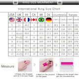 Luxury 925 Blue Zircon Handmade Enamel Cute Elegant Butterfly Rings