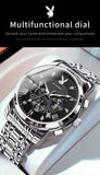 Top Brand Original Stainless Steel Waterproof Quartz, High Quality Trend Casual Men Wrist Watches for Men