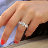 Gorgeous 1 Carat VVS1 D Colour Moissanite Diamond Sparkling Ring Fine Jewellery