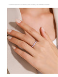 925 Sterling Silver Fashion Charm AAAA Lab Created Purple Enamel Process Ring