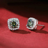 Luxury D Colour VVS1 Moissanite Diamonds Sterling Silver Stud Earrings