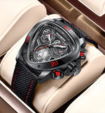 Top Brand Luxury Big Dial Chronograph Quartz Watches for Men - Sports Watches Military Style Wrist Watches