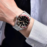 Luxury Design Luxury Men's Automatic Mechanical Top Sapphire Mirror NH35A Fashion Stainless Steel 10bar Wristwatch