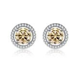 New 0.5-1ct Moissanite Diamonds Stud Earrings Lab Created Diamonds Real Silver Women's Fine Jewellery - The Jewellery Supermarket