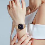 Luxury High Quality Elegant Fashionable Quartz Ladies Watch,  Japanese Movement Stainless Steel Gold Colour Watches