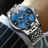 Top Brand Original Stainless Steel Waterproof Quartz, High Quality Trend Casual Men Wrist Watches for Men
