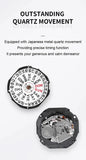 Top Original Brand Luxury Waterproof Stainless Steel Casual New Fashion Design Quartz Watches for Men - The Jewellery Supermarket