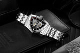 New Sports Triangle Casual Automatical Hollow Fashion Luminous Pointers Skeleton Military Mechanical Watches
