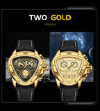 New Top Brand Luxury Gold Watch For Men - Fashion Waterproof Sport Military Quartz Chronograph Wristwatches - The Jewellery Supermarket