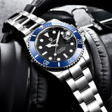 Top Brand Fashion Men's Sports Automatic Mechanical Watch - NH35 Stainless Steel Sapphire Waterproof Wristwatch