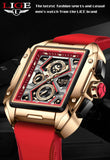 Big Dial Top Luxury Brand Sport Waterproof Chronograph Quartz Clock Automatic Date Mens Hipster Watches