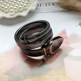 Popular Creative Snake Shaped Women's Quartz Analogue Watches - Women's Bracelets Personalized Wristbands For Women