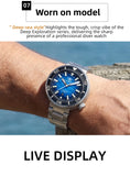 Sapphire Crystal 3D Dial Bright Lume 1000m Water Resistance Automatic Dive Watch