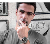 Top Brand Sapphire Glass Super Luminous Calendar Automatic Mechanical Wristwatch Luxury Men's Diver's Watches