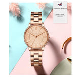 New Luxury Brand Classic Luxury Rhinestone Diamonds Ladies Watches Japanese Movement Women Dress Watches Gift Set