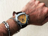 Top Class Mechanical Watches New Design Leather Strap Three Needles Automatic Waterproof Mechanical Watches for Men