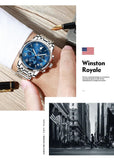 Top Brand Men's Stainless Steel Quartz Wristwatch Classic Business Casual High Quality Waterproof Wristwatch