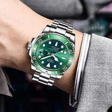 Top Brand Luxury Fashion Diver Watch Men 30ATM Waterproof Sport Quartz Watches