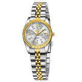 Top Brand Luxury Fashion Elegant Quartz Wristwatches, Creative Steel Waterproof Watches For Women - Ideal Gifts
