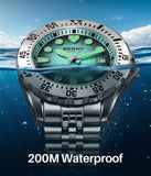 20ATM MIYOTA 8215 Top Accuracy 316L Steel Luminous Sapphire Diving Watches