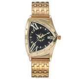 Luxury Classic Brand Multicolour Triangle Quartz Wristwatches -  Dial wth Roman Numerals Business Mens Wristwathes