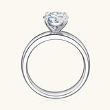 Brilliant D Colour VVS1 Moissanite Diamonds Ladies Rings Engagement Wedding S925 Sterling Silver Fine Jewellery