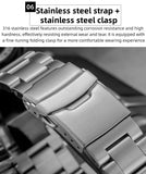 Divers Ceramic Bezel AR Coated Glass Luminous 200m Waterproof Steel Quartz Watch