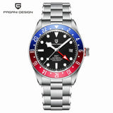 Classic Luxury Brand Mechanical Sapphire Crystal Luminous 200m Waterproof Stainless steel Men's Wristwatch, Best Gift
