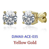 Classic Round Cut D-Color ♥︎ High Quality Moissanite Diamonds ♥︎ Stud Earrings for WomenFine Jewellery