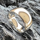 Shiny White Gold Color 2/3/4/5/6/7/8/10mm Tungsten Carbide Rings for Men Women