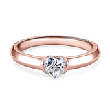 GRA Certified Heart Cut Moissanite Diamond Engagement Rings for Women S925 Sterling Silver Wedding Fine Jewellery