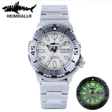 Monster Men's Diver Sapphire Crystal 20 Bar Waterproof Snowflake Blue Dial Watches