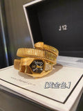 Cavalli Brand Fashion Snake Head Casual High-end Steel Quartz Zircon Diamonds Snake Shape Ladies Watches