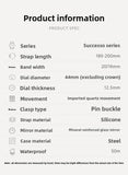 Maserati Luxury Watch Men's Sports Racing Success Series Fashion Multifunction Waterproof Silicone Strap Quartz Watch