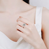 Fabulous Real D Colour 2.0 Carat Moissanite Exquisite 925 Sterling Silver Engagement Wedding Ring Fine Jewellery