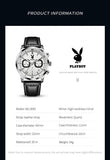 Top Brand Original Quartz Men's Wristwatch Luxury Sports Waterproof Fashion Trend High-end Leather Strap Watches