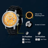 20ATM Diver Mechanical Sapphire Glass Luminous Waterproof Self Winding Dive Watch