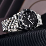 New Luxury Brand BB58 Men's Mechanical Watches - High Quality Automatic Stainless Steel Waterproof Wristwatch