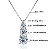 Stunning 18K Gold Plated D Colour VVS1 4.8cttw Moissanite Diamonds 925 Sterling Silver Jewellery Set For Women - The Jewellery Supermarket