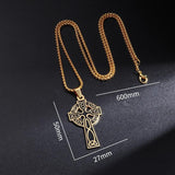 Fashion Stainless Steel Celtic Knot Pendant Necklace Personality Charm Hip Hop Punk Jewellery for Men and Women - The Jewellery Supermarket