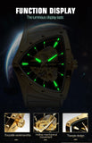 New Sports Triangle Casual Automatical Hollow Fashion Luminous Pointers Skeleton Military Mechanical Watches