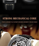 New Luxury Authentic Brand Carved Watches - Fully Automatic Hollowed Fashion Mechanical Watches - The Jewellery Supermarket