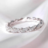 VVS1 D Colour Moissanite Diamonds S925 Sterling Silver Wedding Engagement Rings