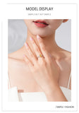 Luxury Sparkling Princess Cut Yellow AAAA Lab Created Diamond Silver Fine Ring