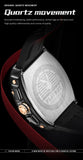 PLAYBOY Top Brand High Quality Multifunction Original Fashion Waterproof Silicone Strap Quartz Watch for Men