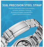 100M Water Resistant Sapphire Crystal AR Coating Automatic Mechanical Watch