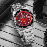 Super Blue Luminous 200M Waterproof Stainless Steel Sports Diving Quartz Watches